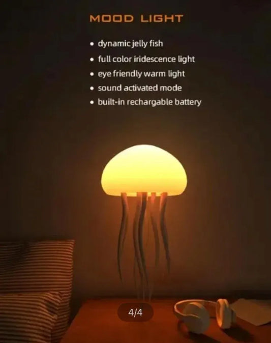 Jellyfish Table Lamp Colorful LED Night Light