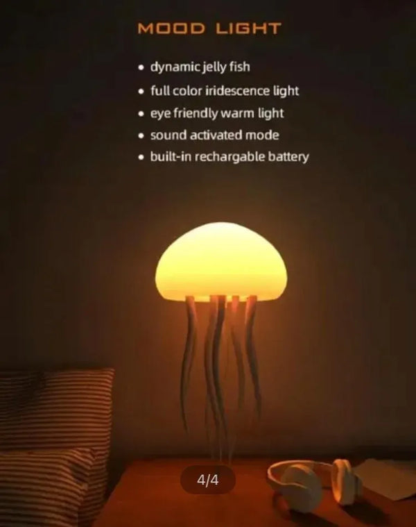 Jellyfish Table Lamp Colorful LED Night Light