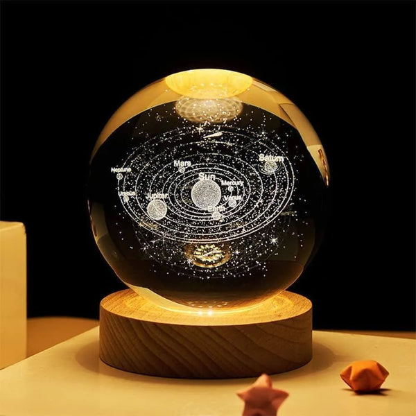 Glowing Crystal Ball Night Lamp